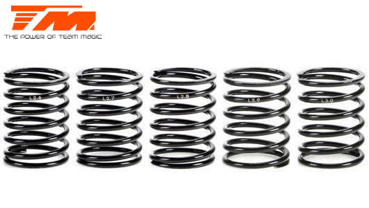 Team Magic - TM153010 - Shock Springs - 1/10 Touring - PRO Linear Set - 14x22.5x1.5mm (5 pairs)