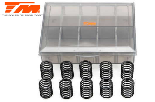 Ressorts d'amortisseurs - 1/10 Touring - PRO Progressive Set - 14x22.5x1.4mm (5 paires)