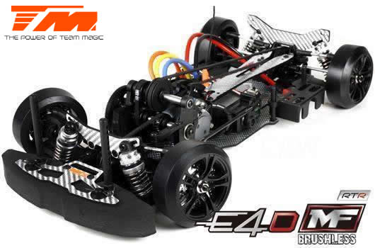 Auto - 1/10 Elettrico - 4WD Drift - RTR - Brushless - Team Magic E4D-MF - R35
