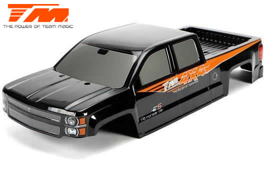 Auto - 1/10 Monster Truck Electrique - 4WD - RTR - Brushless- Team Magic E5 - Carrosserie Noire