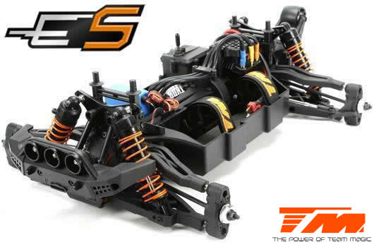 Auto - 1/10 Monster Truck Elektrisch - 4WD - RTR - Brushless - Team Magic E5 - Schwarze Karosserie