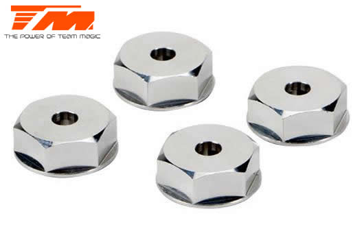 Team Magic - TM510135 - Spare Part - E5 - Wheel Hexes 14mm (4 pcs)