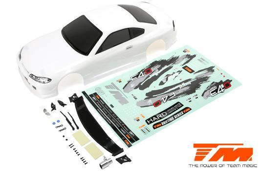 Team Magic - TM503319WA - Karosserie - 1/10 Touring / Drift - 190mm - Fertig lackiert - keine Löcher - S15 Weiss