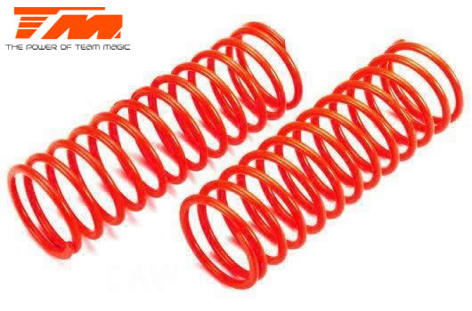 Team Magic - TM505176R - Spare Part - E6 Trooper / Trooper II / E6 III - Shock Spring - K1.6 (medium) - Red (2 pcs)