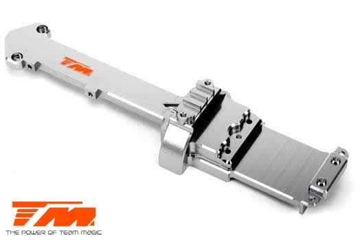 Team Magic - TM510164TI - Option Part - E5 - CNC Machined Aluminum Central Gear Cover Plate - Titanium