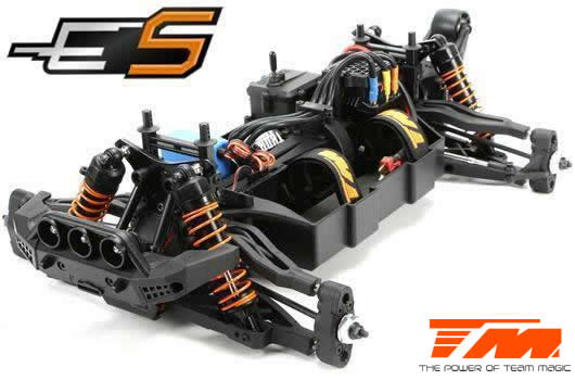 Auto - 1/10 Monster Truck Elektrisch - 4WD - RTR - Brushless- Team Magic E5 - Silver Karosserie