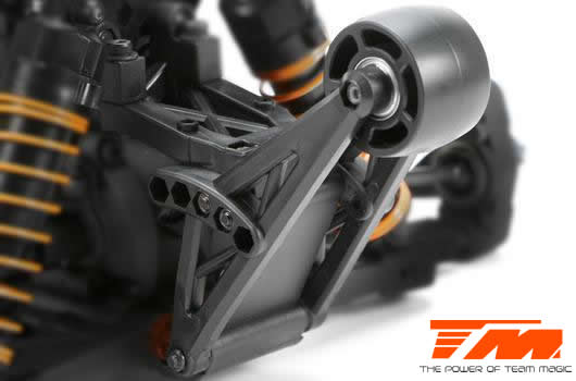 Auto - 1/10 Monster Truck Electrique - 4WD - RTR - Brushless - Team Magic E5 - Carrosserie Silver