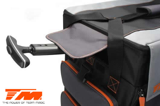 Sac - Transport - Team Magic 1:8 F8 Supra - sans table / avec tiroirs plastique et roulettes
