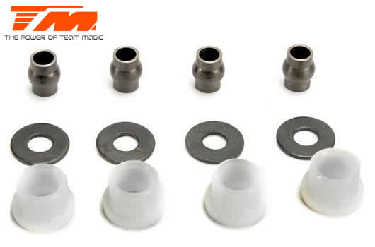 Team Magic - TM561384 - Option Part - B8 - Upgrade Shock Cap Bushing (4)