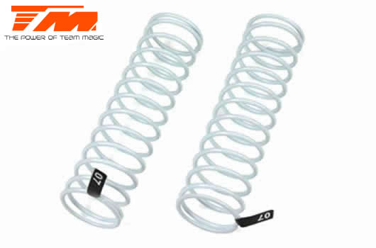 Team Magic - TM561371-4 - Option Part - B8 - Shock Spring 86L Big Bore - #07 Medium-Hard