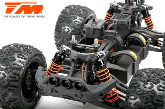 Auto - 1/10 Racing Monster Elektrisch - 4WD - ARR - Team Magic E5 HX mit Tuningteile