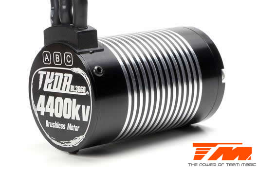 Team Magic - TM191015 - Brushless Motor - THOR 3660 - 11.1V - 4400KV (5mm achse)