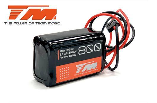 Team Magic - TM114045 - Battery - 5 cells - AAA - Receiver pack - 6V 800mAh - Rectangle