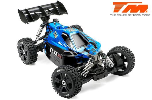 Auto - 1/8 Elektrisch - 4WD Buggy - RTR - 2250kv Brushless Motor - 6S - Wasserdicht - Team Magic B8ER Blau/Schwarz