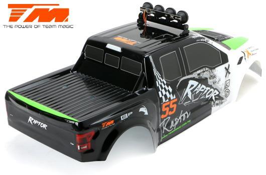 Auto - Monster Truck Elektrisch - 4WD - RTR - Brushless 2250KV - 6S - Wasserdicht - TM E6 RAPTOR - Schwarz/Grün