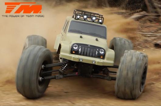 Car - Monster Truck Electric - 4WD - RTR - Brushless 2250KV - 6S - Waterproof - TM E6 J-STAR - Desert