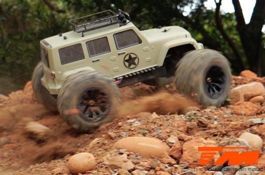 Car - Monster Truck Electric - 4WD - RTR - Brushless 2250KV - 6S - Waterproof - TM E6 J-STAR - Desert