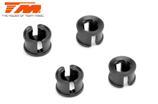 Team Magic - TM507618-1P - Pièce détachée - E4RS4 - Ultra Low CG - Big Bore - Inserts de bouchon (4 pces)