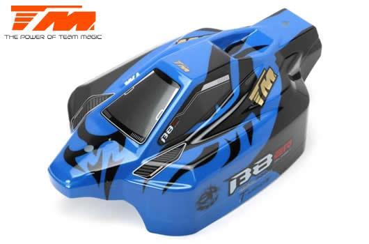 Team Magic - TM561493B - Carrozzeria - 1/8 Buggy - Dipinta - B8ER 6S - Blu & Nero