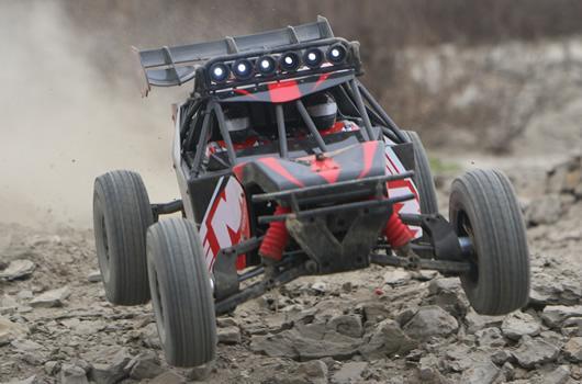 Car - 1/8 Electric - 4WD Desert Truck - RTR - 2200kv Brushless Motor - 3-6S - Waterproof - Team Magic SETH Green/Black