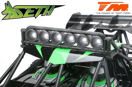 Car - 1/8 Electric - 4WD Desert Truck - RTR - 2200kv Brushless Motor - 3-6S - Waterproof - Team Magic SETH Green/Black