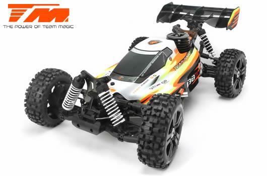 Car - 1/8 Nitro - 4WD Buggy - RTR - Pull Start - Team Magic B8JR