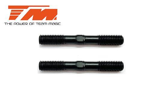 Team Magic - TM116154BK - Adjustable Rod - Hardened - Black - 5x 40mm (2 pcs)