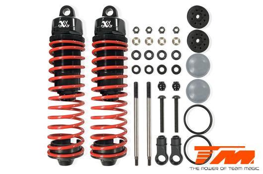 Team Magic - TM505506BK - Spare Part - E6 V-GEN - Adjustable Shock Absorber Set-Alum. (2)