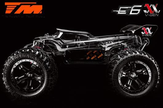 Team Magic - TM505009 - Auto - Monster Truck Elektrisch - 4WD - ARR (no electronics) - Team Magic E6 III V-GEN