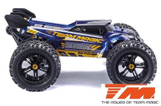 Auto - Monster Truck Elektrisch - 4WD - RTR - Brushless 2200KV - 4S/6S - Wasserdicht - Team Magic E6 III BES+ Gold