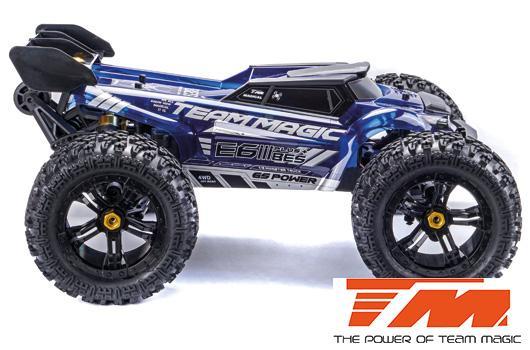 Car - Monster Truck Electric - 4WD - RTR - Brushless 2200KV - 4S/6S - Waterproof - Team Magic E6 III BES+ Silver