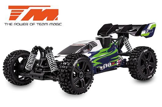 Team Magic - TM560014G - Auto - 1/8 Nitro - 4WD Buggy - RTR - Pull Start - Team Magic B8JR VERDE