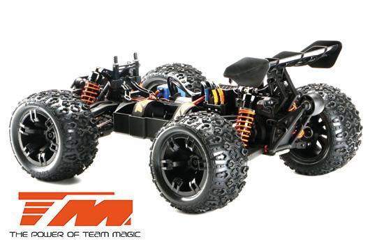 Car - 1/10 Racing Monster Electric - 4WD - RTR - Brushless 4S - Waterproof - Team Magic E5 HX 4S - Black/Blue