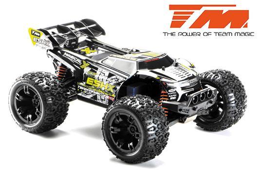 Team Magic - TM510006G - Auto - 1/10 Racing Monster Elektrisch - 4WD - RTR - Brushless 4S - Wasserdicht - Team Magic E5 HX 4S - Schwarz/Grün