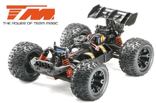 Auto - 1/10 Racing Monster Electrique - 4WD - RTR - Brushless 4S - Etanche - Team Magic E5 HX 4S - Noir/Vert