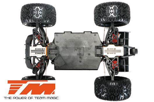 Auto - 1/10 Racing Monster Electrique - 4WD - RTR - Brushless 4S - Etanche - Team Magic E5 HX 4S - Noir/Vert