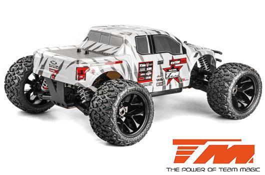 Car - 1/8 XL Electric - 1/8 Racing Truck - RTR - 3-4S - Team Magic UCP Racing Pickup KeTER - Red