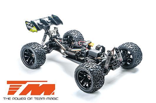Auto - 1/8 XL Elettrica - Truggy 4WD - RTR - Motore brushless 2500kv - 4S - Team Magic TEKEN Orange