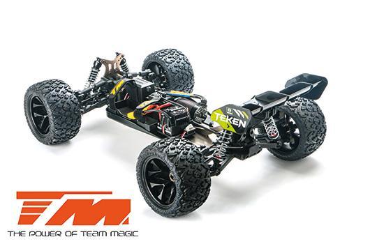 Auto - 1/8 XL elektrisch - 4WD Truggy - RTR - 2500kv Brushless Motor - 4S  - Team Magic TEKEN Orange