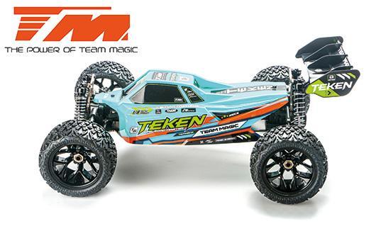Car - 1/8 XL Electric - 4WD Truggy - RTR - 2500kv Brushless Motor - 4S - Team Magic TEKEN Mint-Green
