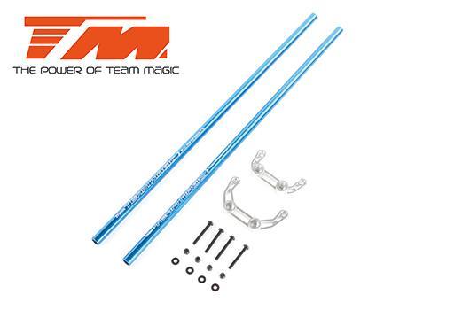 Team Magic - TM562100 - Option Parts- B8ER - Alum. Center Brace Bar Set (For TEKEN)