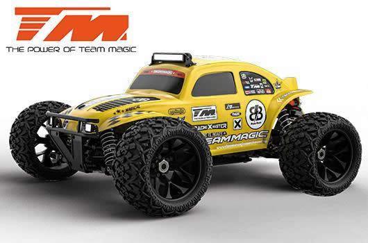 Team Magic - TM560021Y - Car - 1/8 Electric - 4WD EP Buggy - Beetle Baja - 3-4S RTR ? Dark Yellow