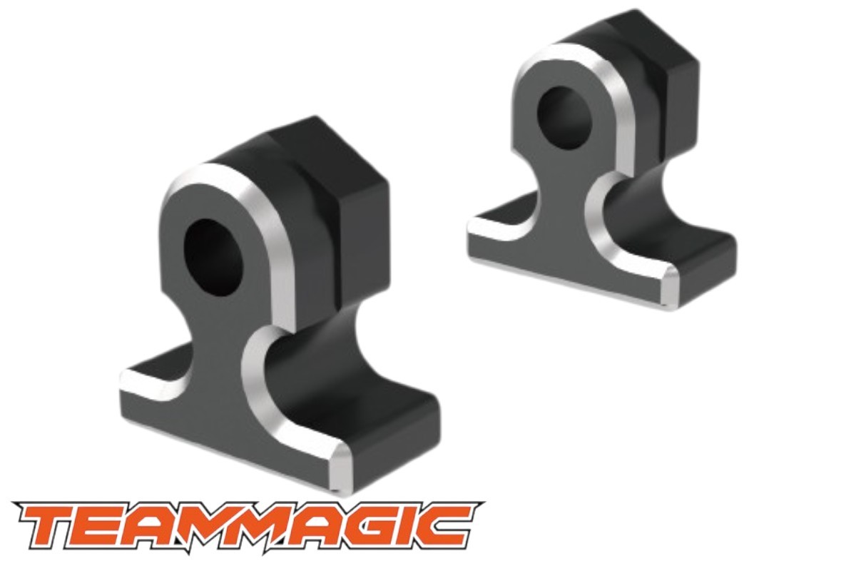 Team Magic - TM561511 - Piece en option - B8ER II - Ecrou en aluminium usine CNC pour le support de l'aileron arriere (2)
