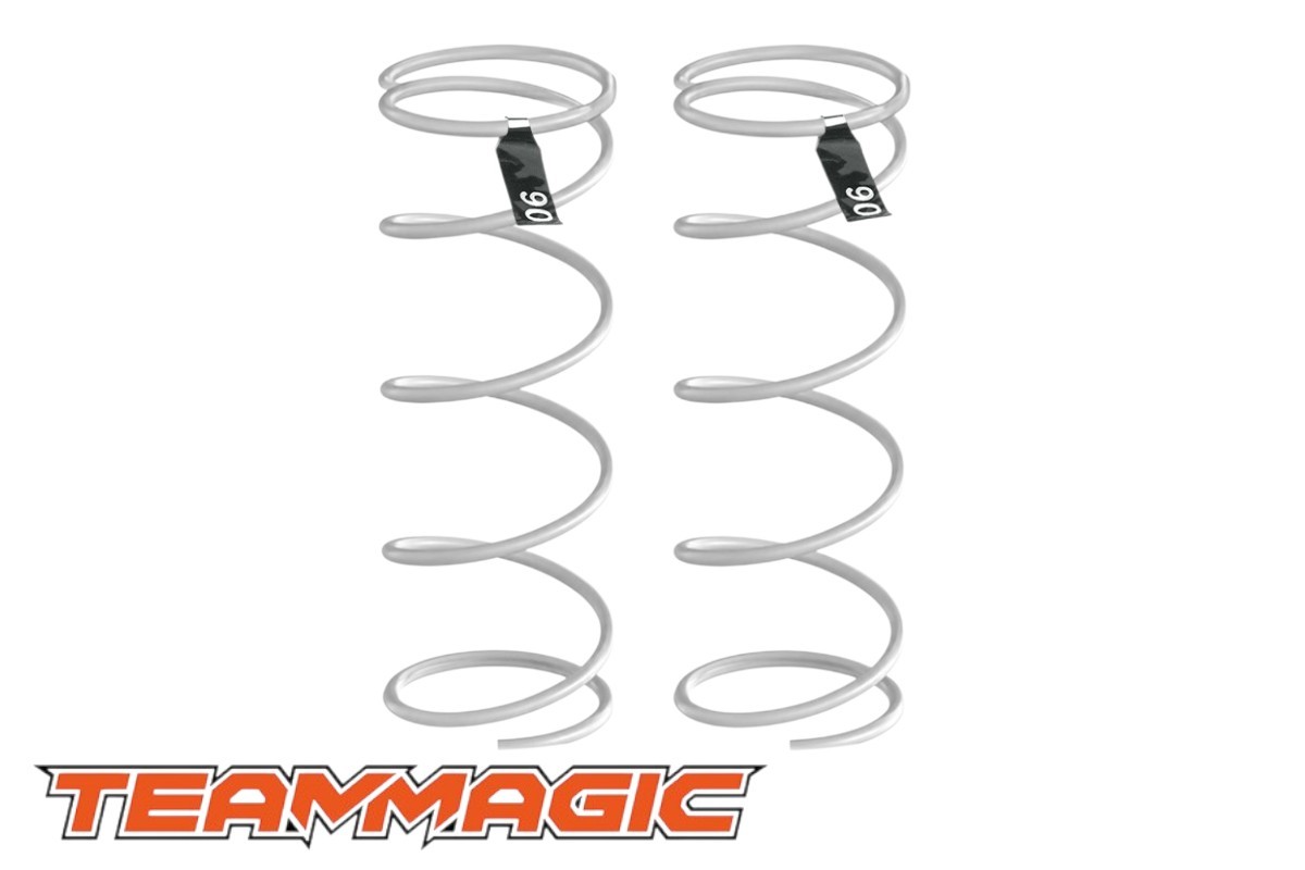 Team Magic - TM561603H - Ricambio opzionale - Molla ammortizzatore anteriore da 16 mm (20,5 x 66 mm) - Rigida (2)