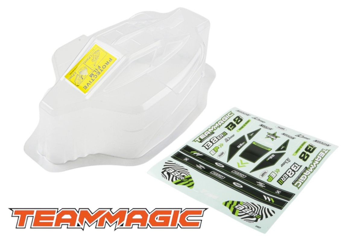 Team Magic - TM561611C - Ricambio - B8ER II - Carrozzeria B8ERII trasparente