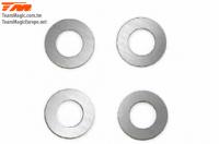 Washers -  3 x 6 x 0.5mm Steel (4 pcs)