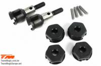 Spare Part - G4 - Wheel Axle (2 pcs) and Hex Adapter (4 pcs)