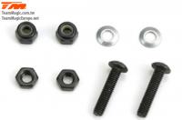 Spare Part - E4 - Dual Crank Steering System Screw Set