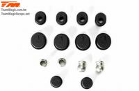 Spare Part - M8JS/JR - Hinge Pin Nylon Cap and Adjuster Set