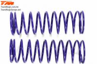 Ersatzteil - 61mm Kurz Stossdämpferfeder (1.6mm) - Dunkel Purple (2 Stk.)